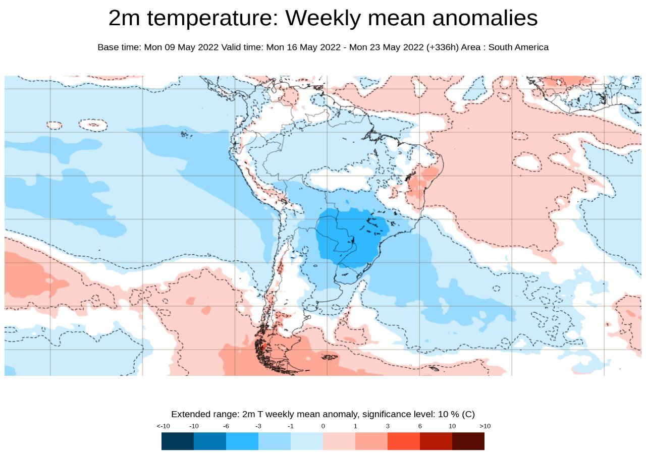 Alerta ar polar ganha força e formará geada abrangente e neve