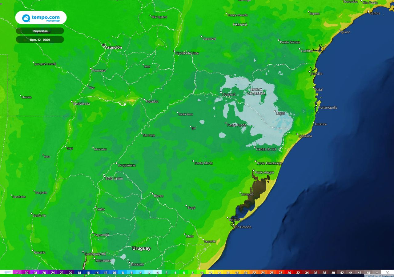 Ciclone Rajadas Intensas De Vento Ar Polar E Geadas No Sul Do Brasil