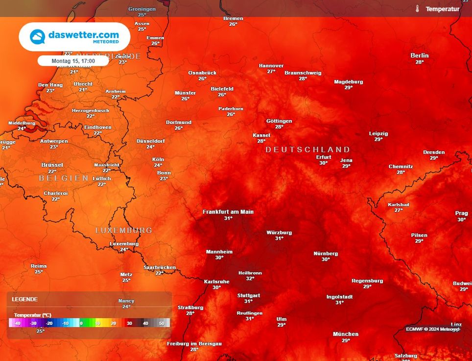 Wetternachrichten Vorhersage Seite Daswetter Meteored