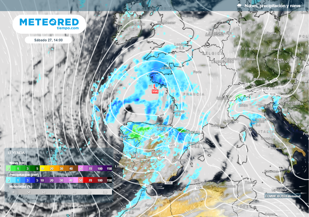 El tiempo en España esta semana llegan tormentas lluvias y heladas a