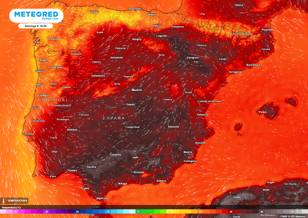 Ola de calor en España se acerca la dorsal africana qué provincias