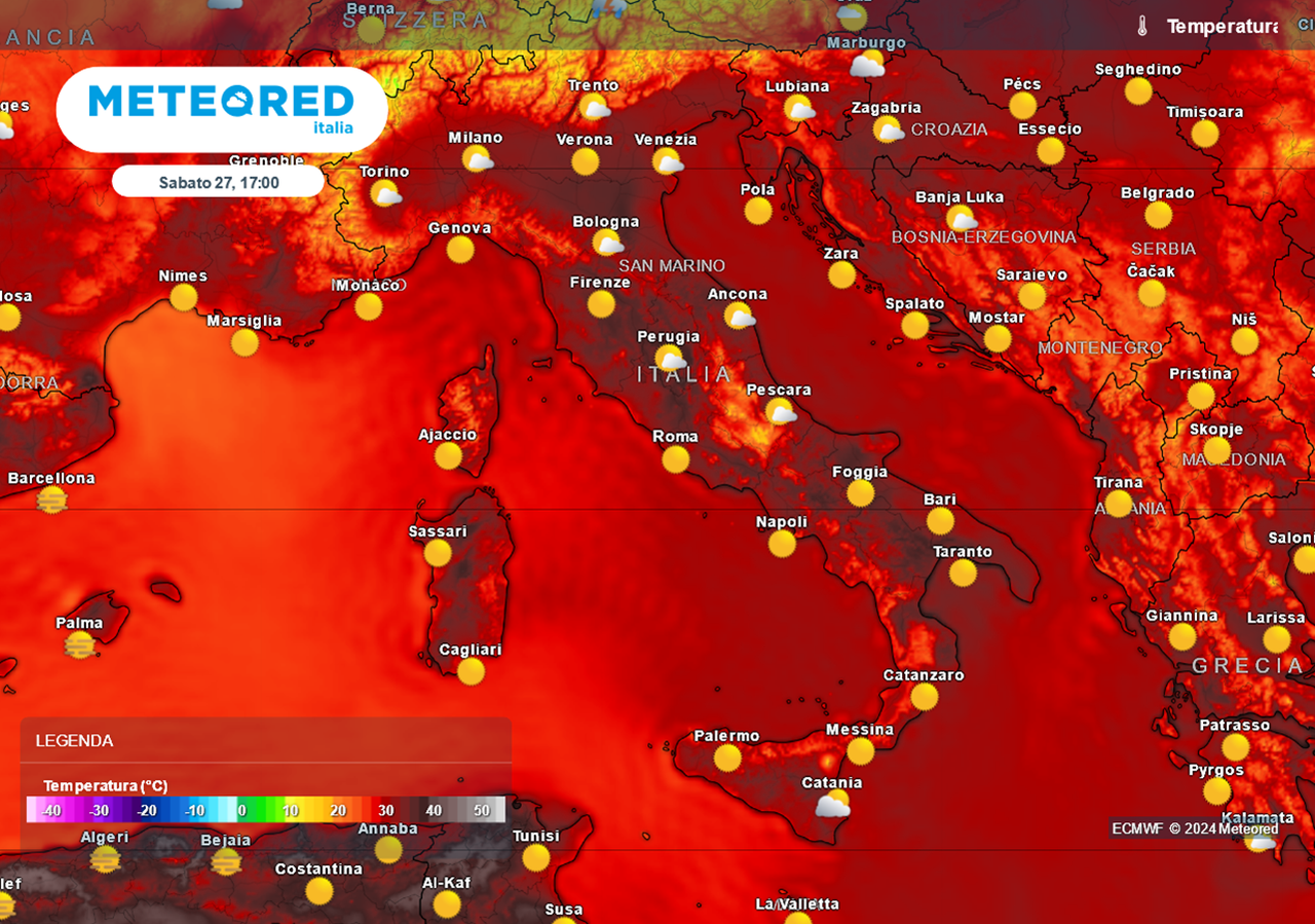 Il Meteo In Italia Questo Fine Settimana Finale Luglio Rovente Fino A