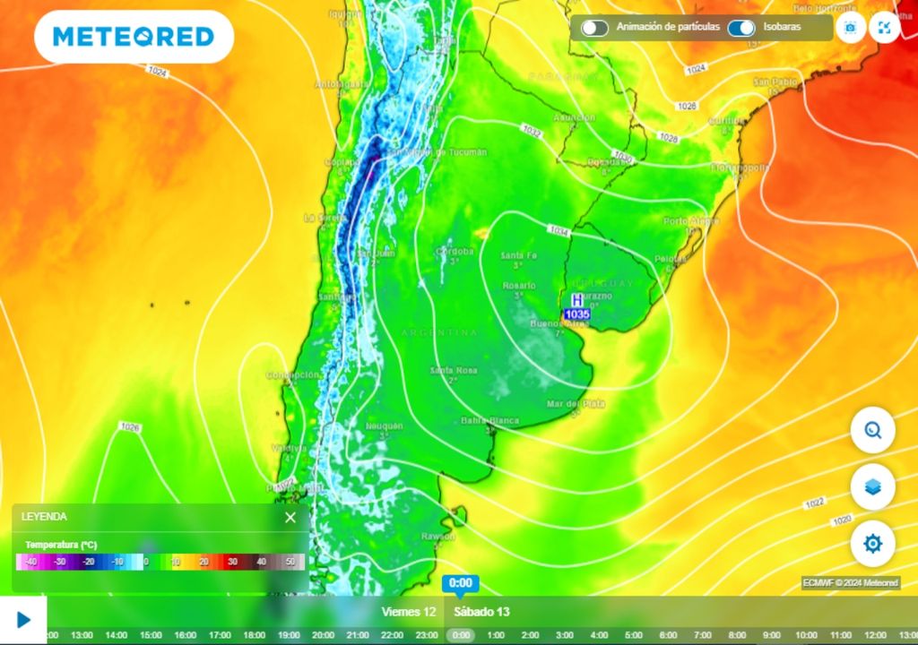 Hist Rica Ola De Fr O Polar En Argentina Provincias En Alerta Roja