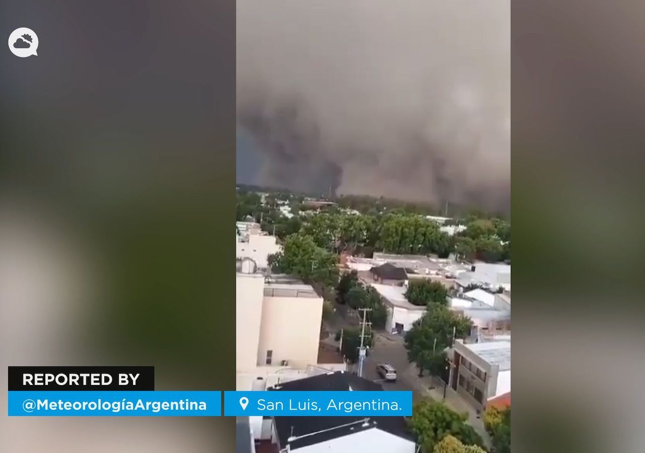 Sopresiva tormenta de polvo causa daños significativos en la ciudad de