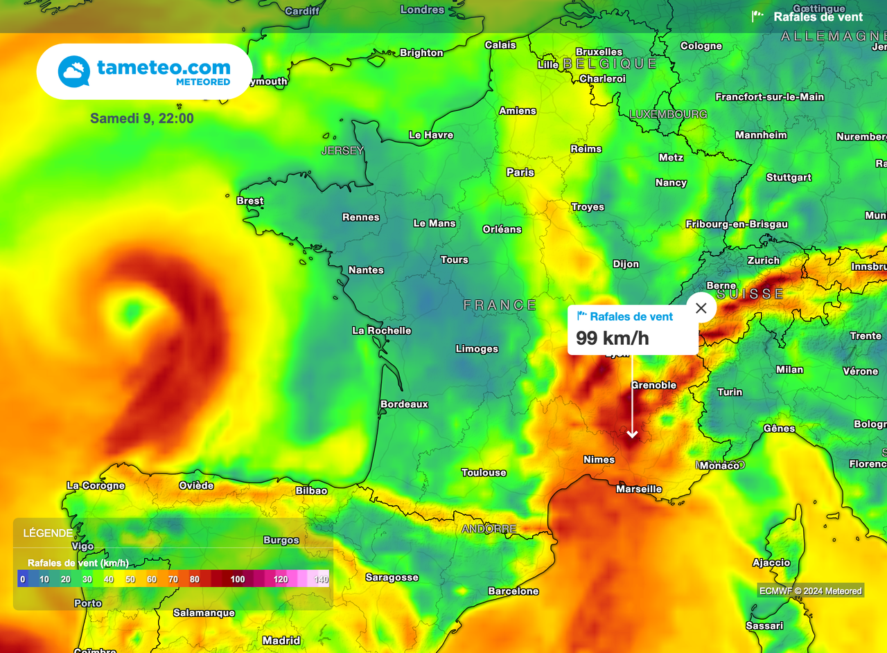 Météo inondations chutes de neige tempête Un week end à hauts