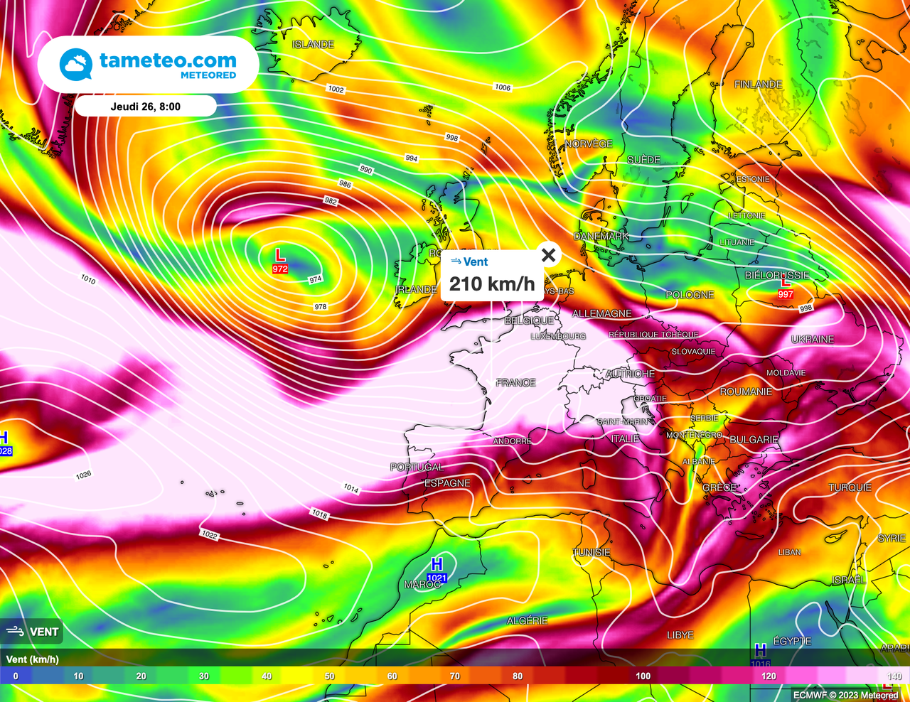 Jet Stream Virulent Cette Semaine Vers Un Risque De Violentes