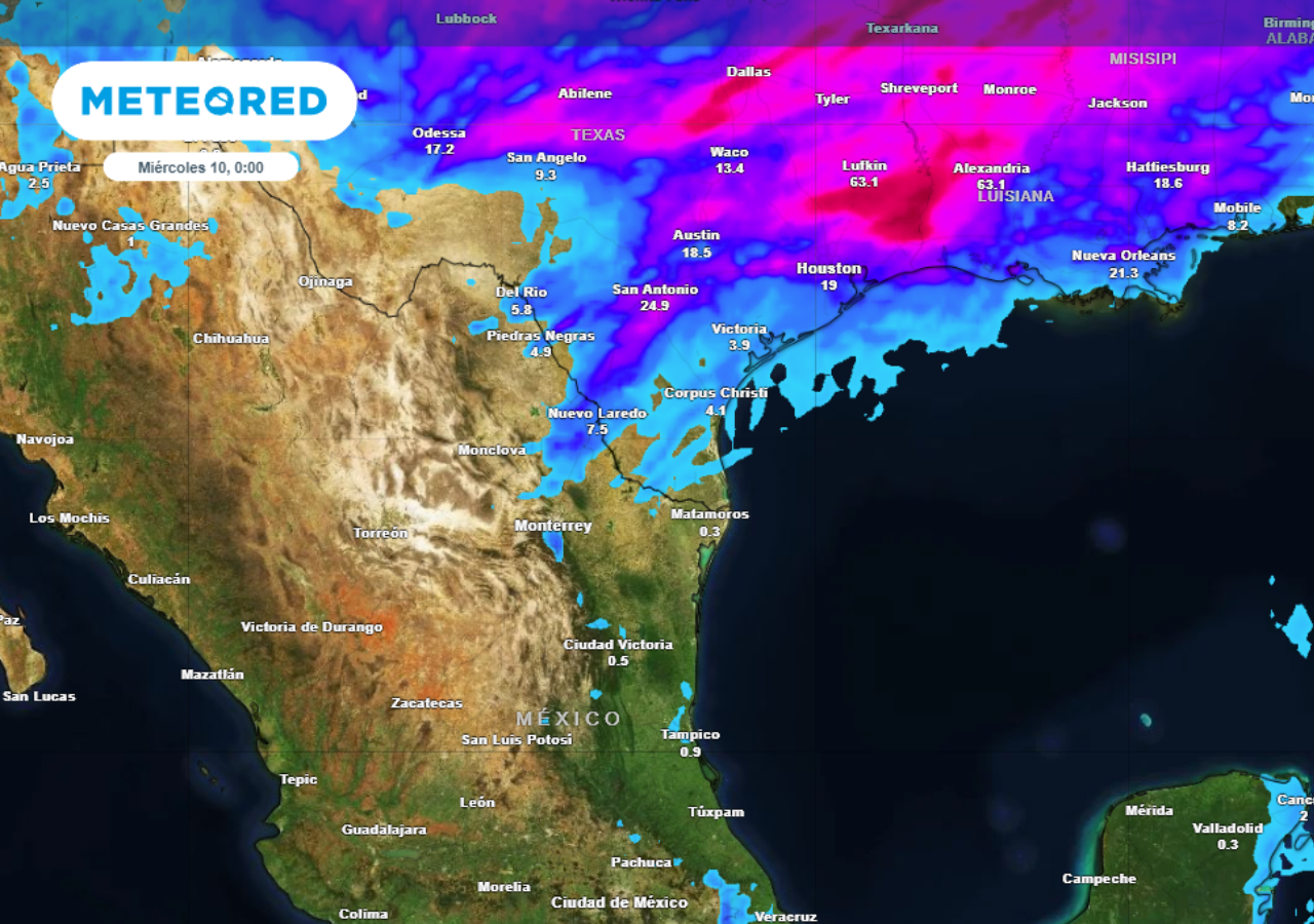 Frente frío numero 45 propiciará tormentas y posibles granizadas y