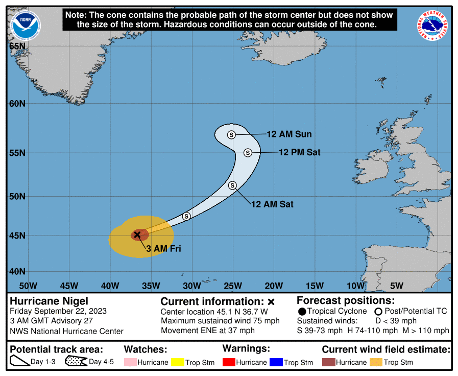 La Tormenta Tropical Ophelia A Punto De Generarse En El Atl Ntico