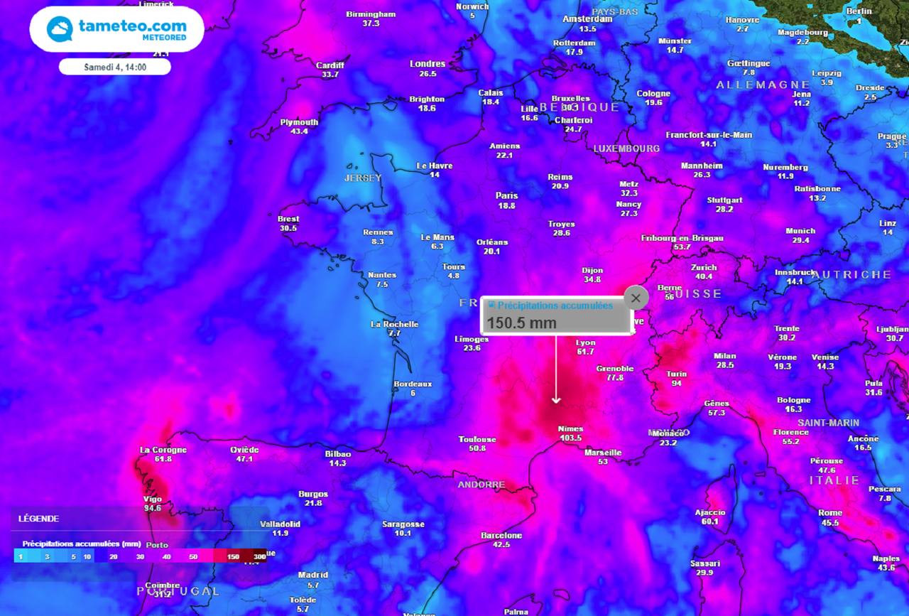 M T O De La Semaine En France Pluies Ou Averses Fr Quentes Pour Tout