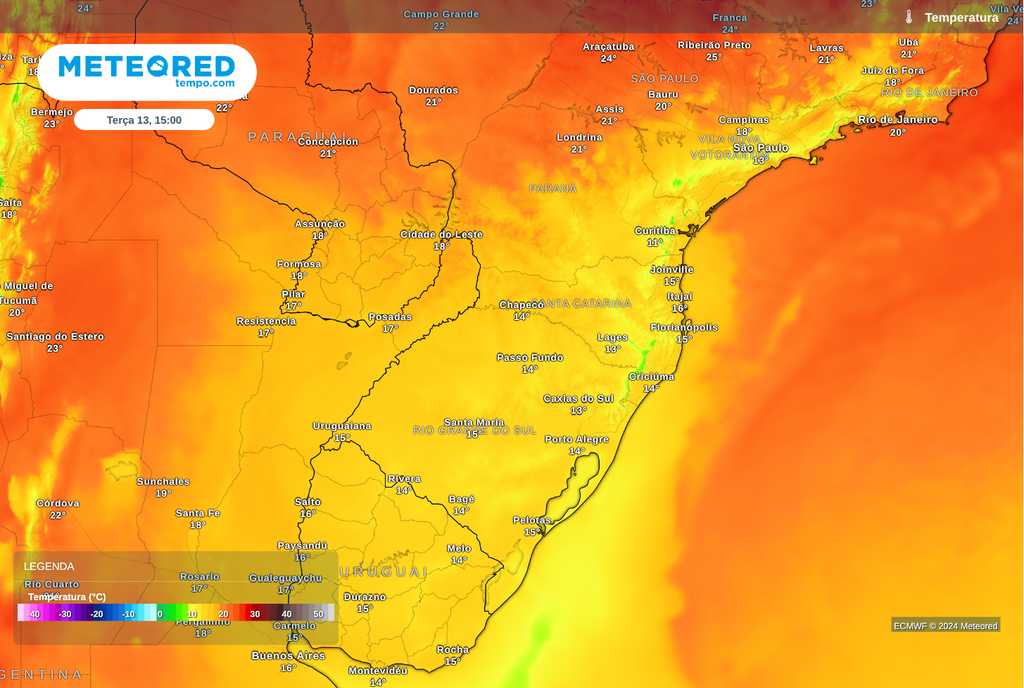 Nas Pr Ximas Horas O Ar Polar Refor A O Frio No Sul Do Brasil Geadas E