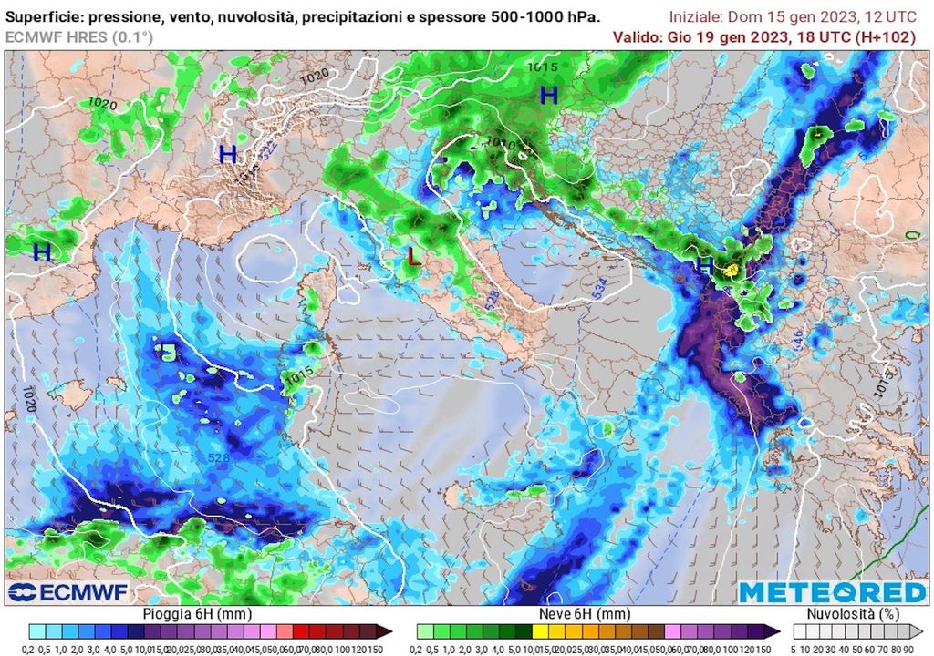 Forte Maltempo Sull Italia Con Neve Temporali E Bufere Arriva L Inverno