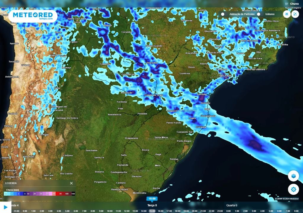 O Tempo No Sul Do Brasil Semana Come A Avan O De Frente Fria E