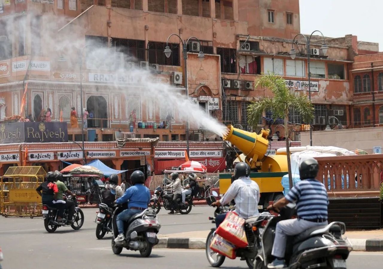 Onda de calor na Índia temperaturas de 48ºC e sensação térmica de 52ºC