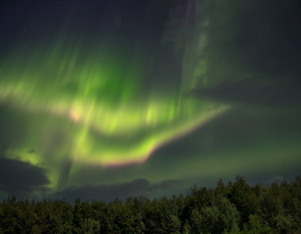 Schon wieder Polarlichter über Deutschland Habt Ihr sie gesehen