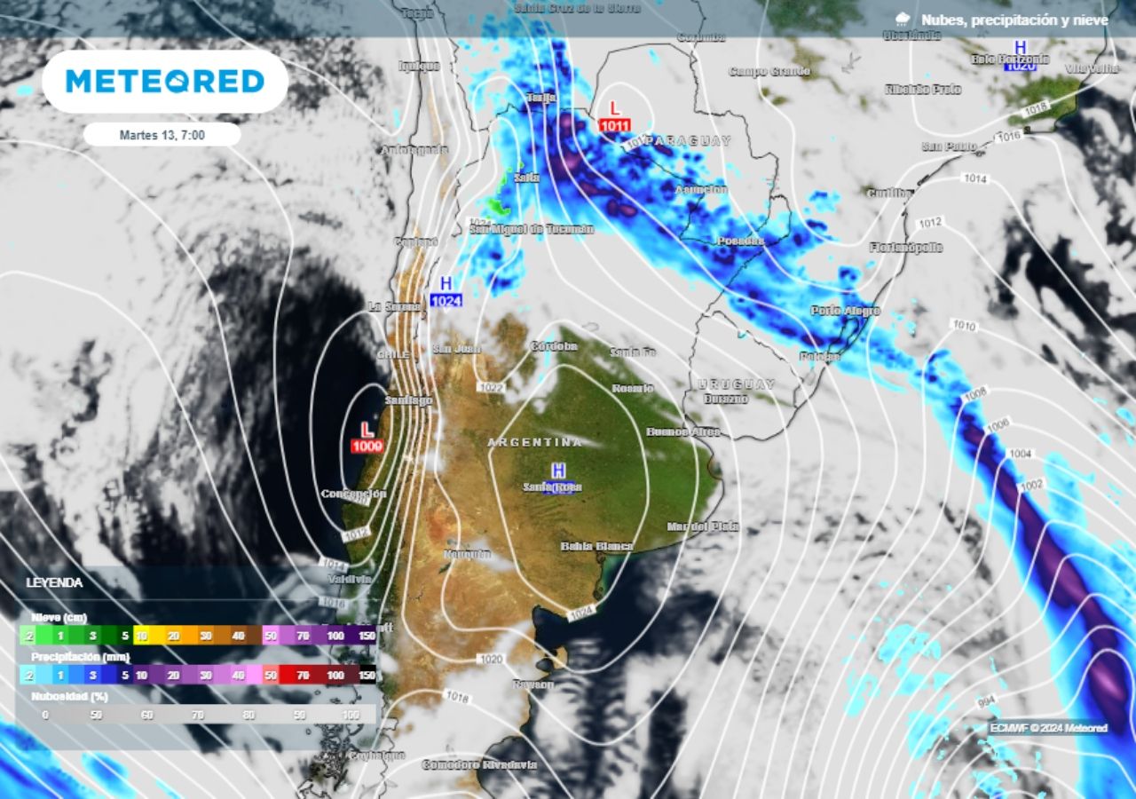 El pronóstico del tiempo en Argentina así continuará esta semana corta