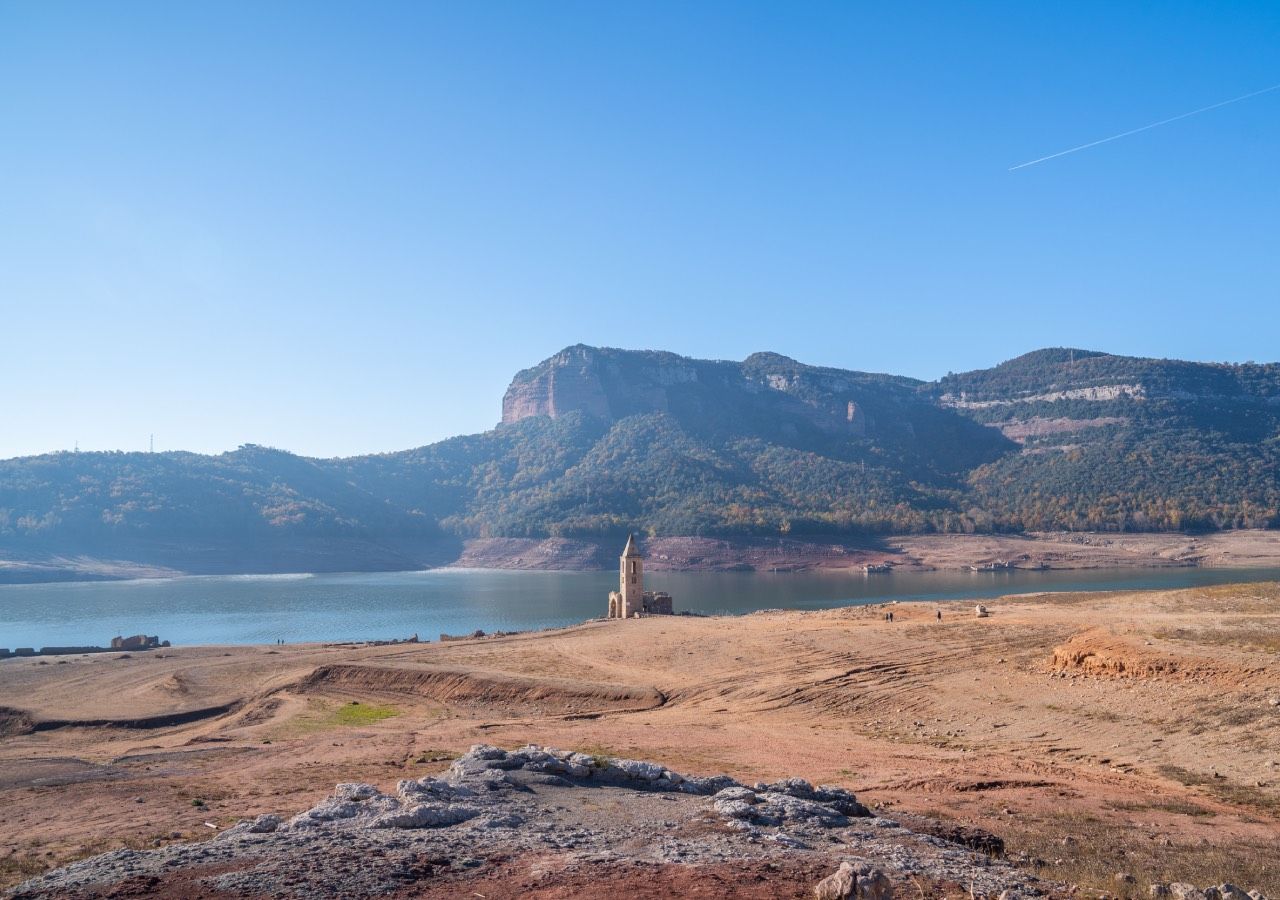 Los embalses de Cataluña por debajo del mínimo histórico de 1989