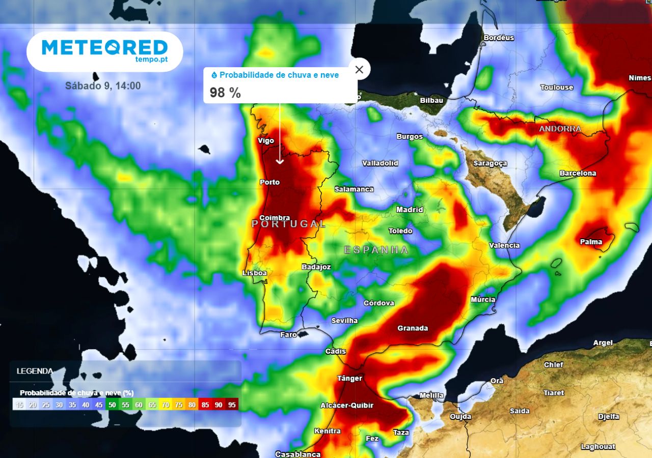 Tempo Em Portugal No Fim De Semana Chuva E Neve Entre Os Efeitos Mais