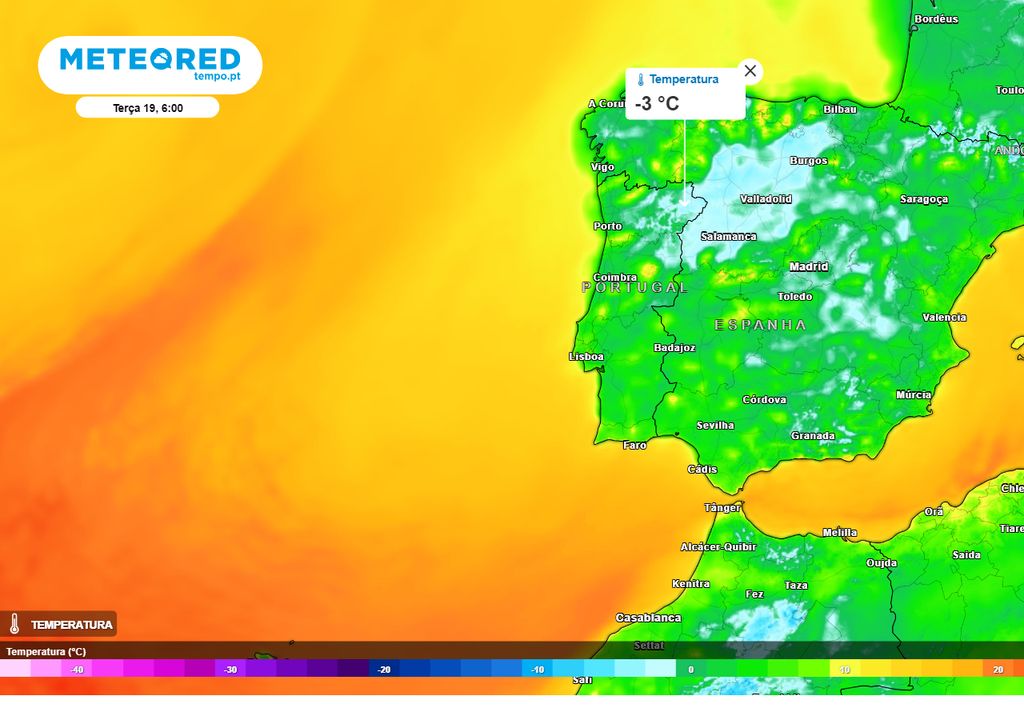 Tempo em Portugal seco e soalheiro nos próximos dias mas atenção ao