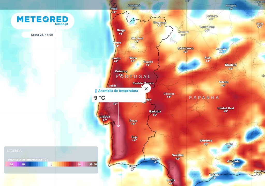 Tempo para os próximos dias em Portugal finalmente chega o calor