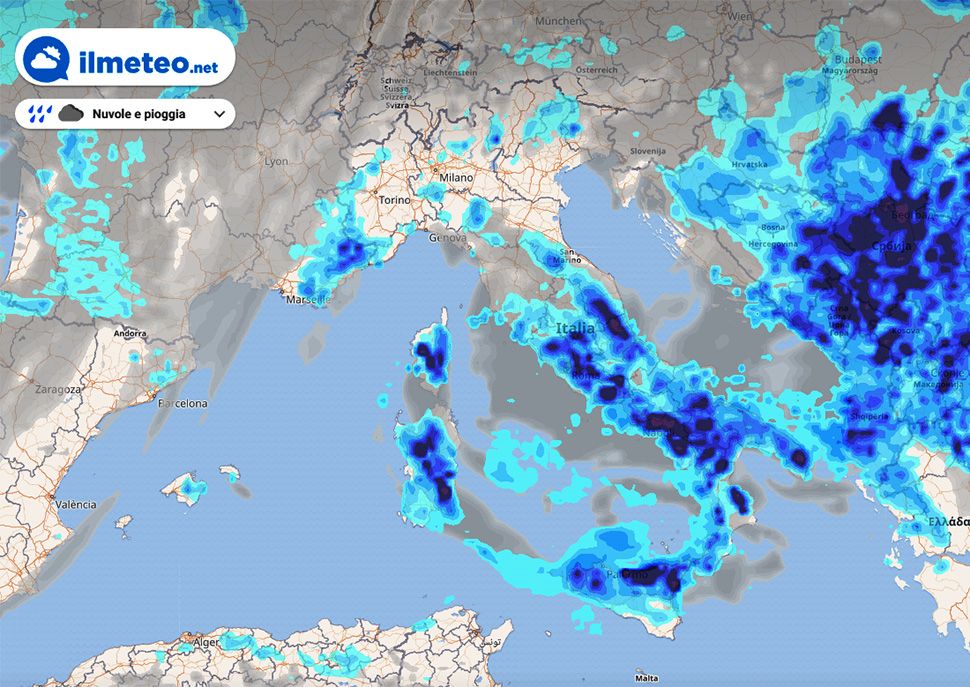 Temporali Al Sud Migliora Al Nord