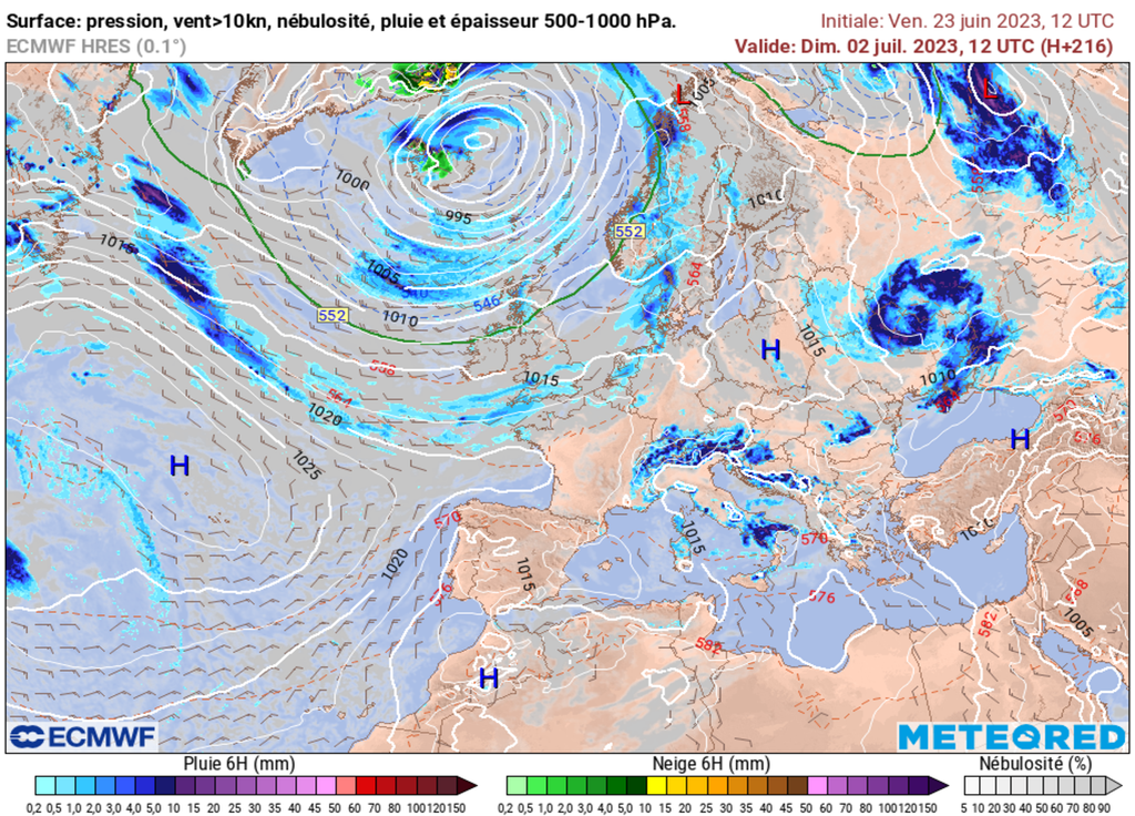 Tendance météo menace dun flux zonal sur la France Quelles