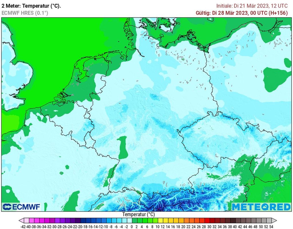 Temperatursturz in Deutschland Schnee und Kälte bis in den Mai