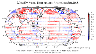 Septiembre de 2018: el 5º más cálido en la serie, según JMA