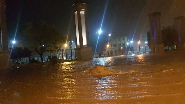 Inundaciones en Málaga