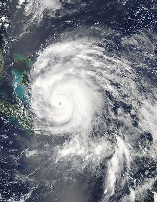Efectos hidrológicos de Irene