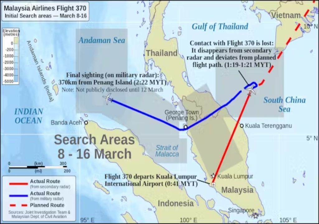 desaparición vuelo MH370 avion boeing Malaysia Airlines aniversario