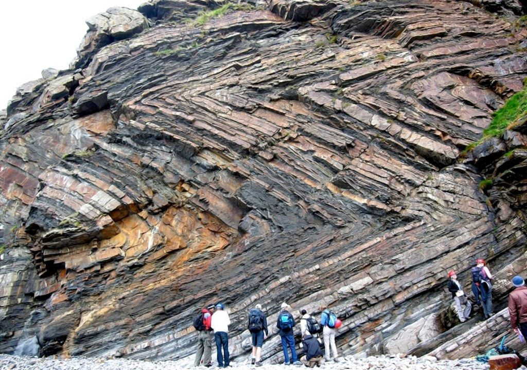 Chevron Folds της Βόρειας Κορνουάλης, Ηνωμένο Βασίλειο