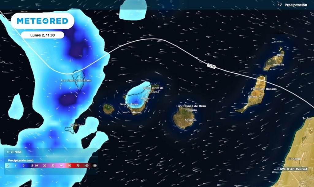 Las precipitaciones afectarán especialmente a la provincia occidental y Gran Canaria.