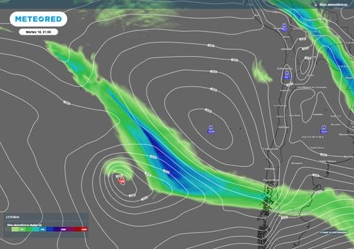 100 mm de lluvias por r&iacute;o atmosf&eacute;rico: conoce los sectores de Chile que recibir&aacute;n m&aacute;s precipitaciones esta semana