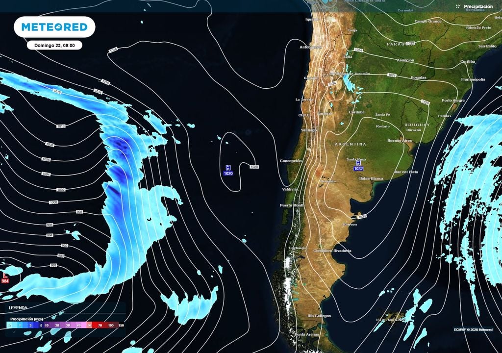 altas presiones Las altas presiones se tomarán el cono sur, bloqueando el paso de los frentes. Su presencia ayudará al desarrollo de la vaguada costera por el norte, y al intenso viento puelche en el sur durante el fin de semana.