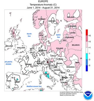 Junio, julio y agosto 2014 en Europa y en España