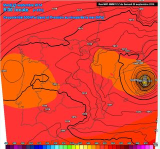 Posible falso medicán en el Mediterráneo o el mal uso de la información meteorología por personal no técnico