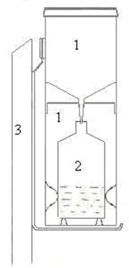 Ilustr. 6. Dibujo de un pluviómetro Ilustr. 6. Dibujo de un pluviómetro
