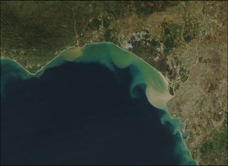 Las inundaciones en Andalucía desde el espacio: 9 de diciembre de 2010 (actualizado)