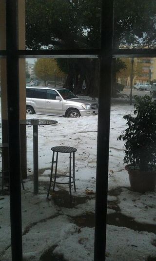 Granizada Singular (severa) en Vélez-Málaga