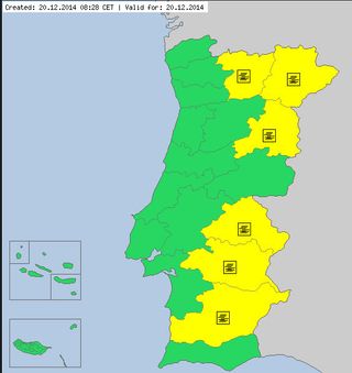 Avisos por nieblas
