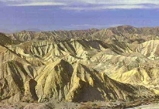 Ilustr. 4. Desierto de Tabernes, provincia de Almería. Cortesía: Periódico La Voz de Almería y facilitada por: http://www.indalia.es/