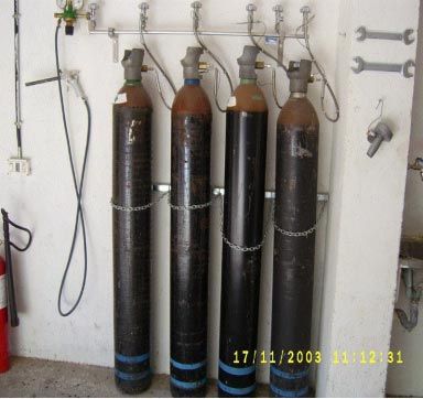 Batería de gas helio