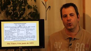 Las primeras informaciones meteorológicas en prensa #Cursodemeteo