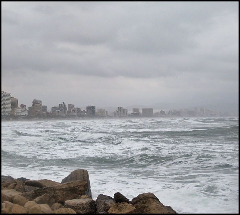 4ª Posición (B): Temporal de Levante de Samuel Biener Camacho, Thunderstorm Alicante