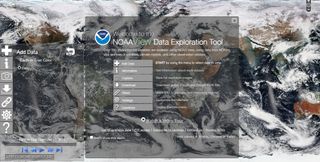 Visor de imágenes medioambientales y meteorológicas de la NOAA