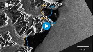 Los glaciares de Groenlandia vistos por tres generaciones de las misiones por radar