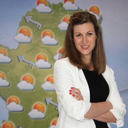 Figura 3.- Nuria Seró ha sido la última incorporación al equipo del tiempo de Aragón TV. En la actualidad se encarga de presentar los espacios del fin de semana.