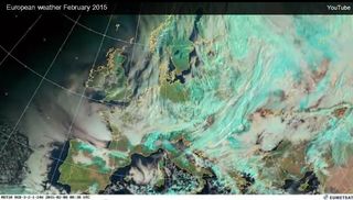 El tiempo en Europa desde satélite: febrero de 2015