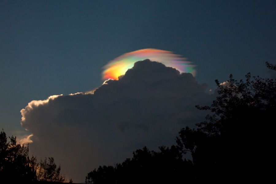 Pileus iridescence sobre EtiopiaImagen, crédito y copyright: Esther Havens (Light the World)