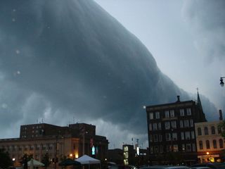 Nube rodillo sobre Wisconsin 